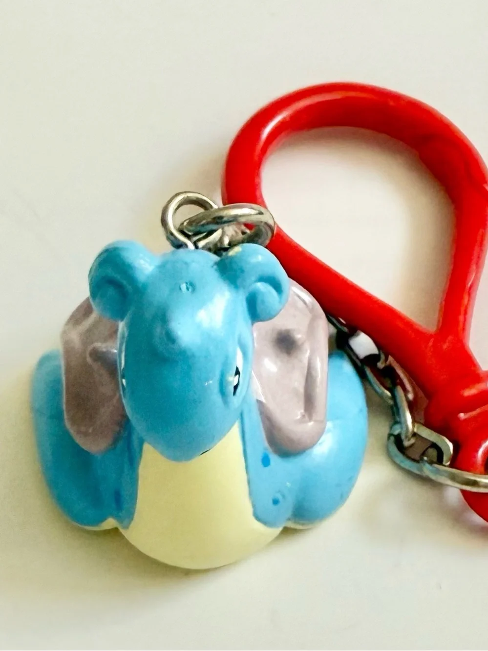 Pokemon Lapras Keychain Charm 1999